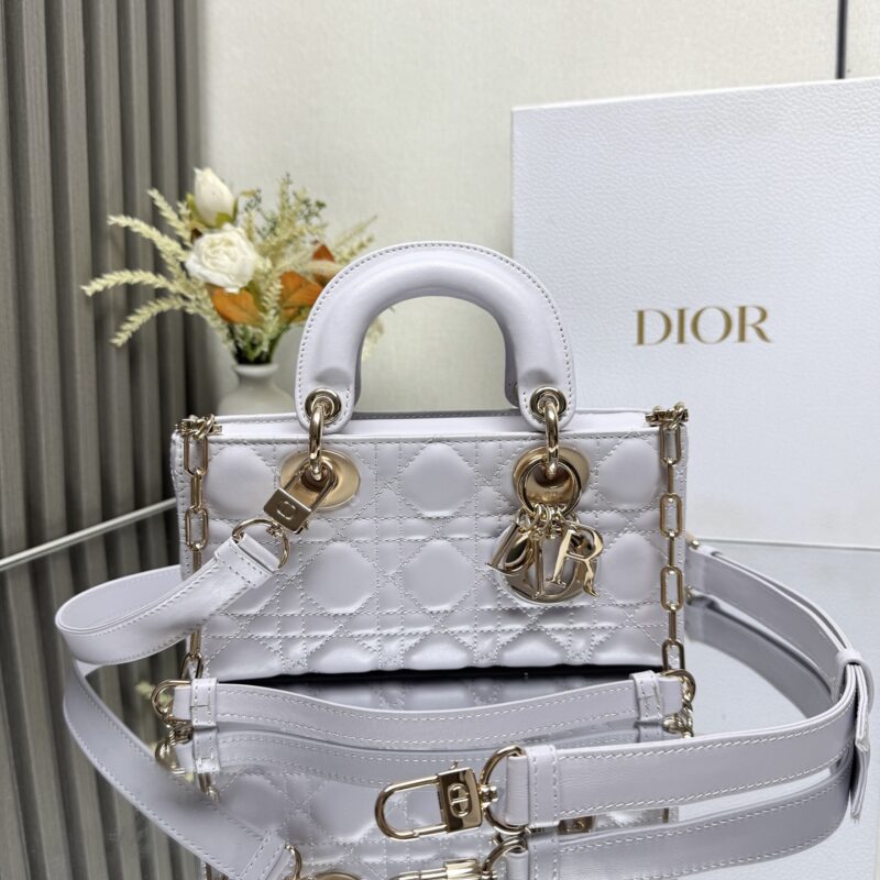 DIOR LADY D-JOY 手袋 型号:0613「淡紫色小羊皮」 小号