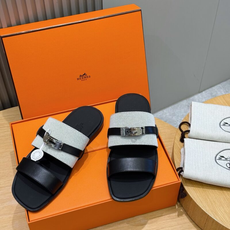 HERMES 经典男拖鞋