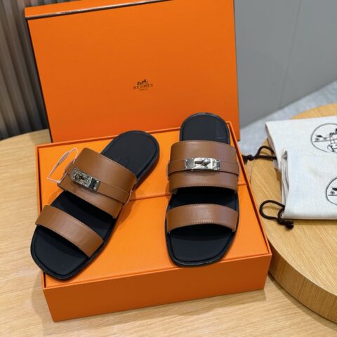 HERMES 经典男拖鞋