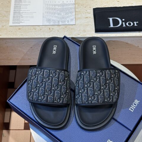 DIOR D家 Aqua男士拖鞋凉鞋