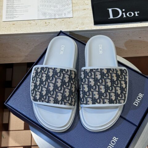 DIOR D家 Aqua男士拖鞋凉鞋
