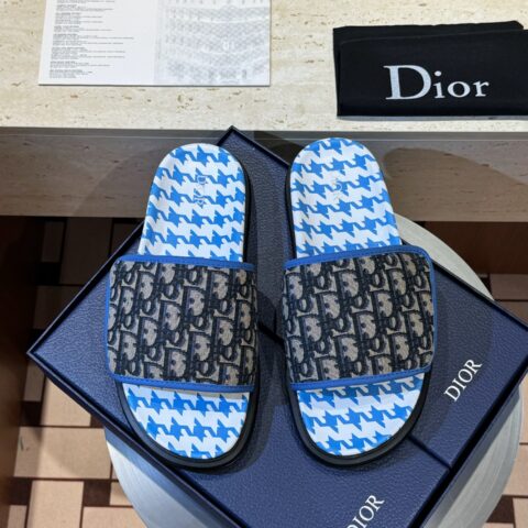 DIOR D家 Aqua男士拖鞋凉鞋
