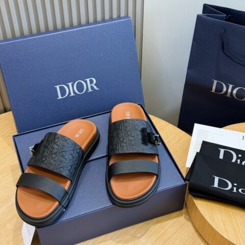 DIOR D家 Aqua男士拖鞋凉鞋