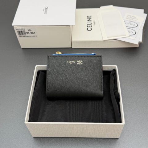 CELINE 短款钱包 编号:L100HO 254 .GFS3 254 黑色/超蓝色