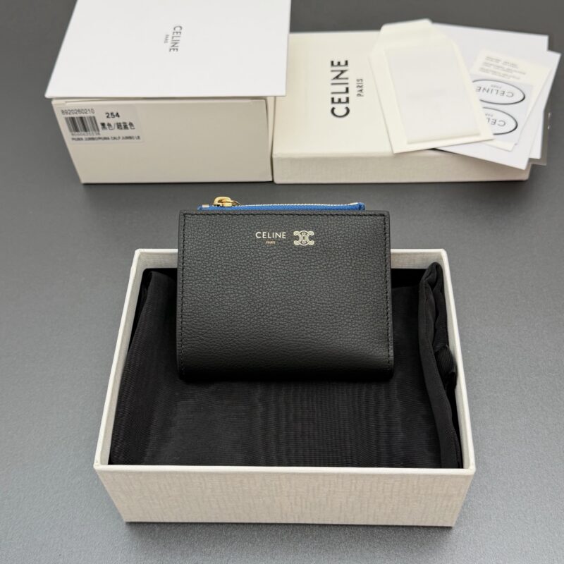 CELINE 短款钱包 编号:L100HO 254 .GFS3 254 黑色/超蓝色