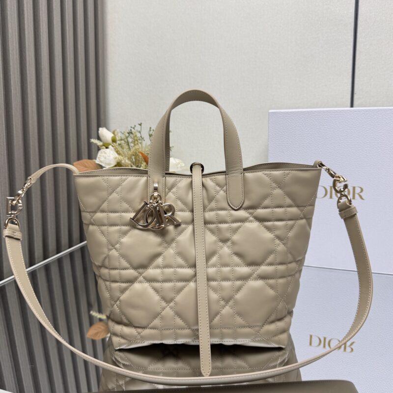 DIOR Toujours 竖版手袋 型号:M2836 杏色