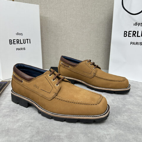BERLUTI Chemin船鞋+男士登山鞋