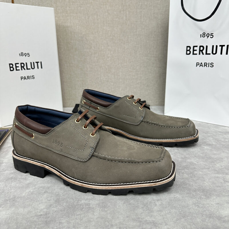 BERLUTI Chemin船鞋+男士登山鞋