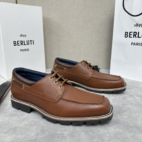 BERLUTI Chemin船鞋+男士登山鞋