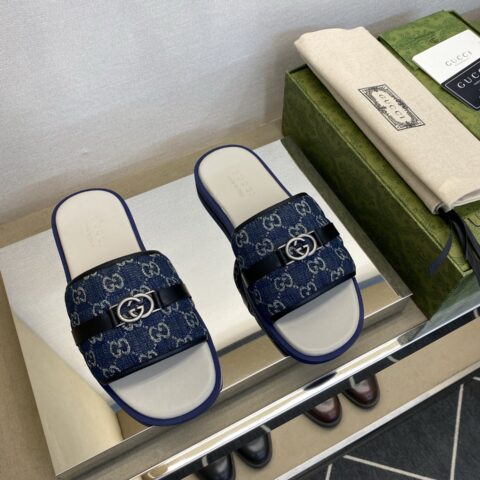 GUCCI 男士拖鞋