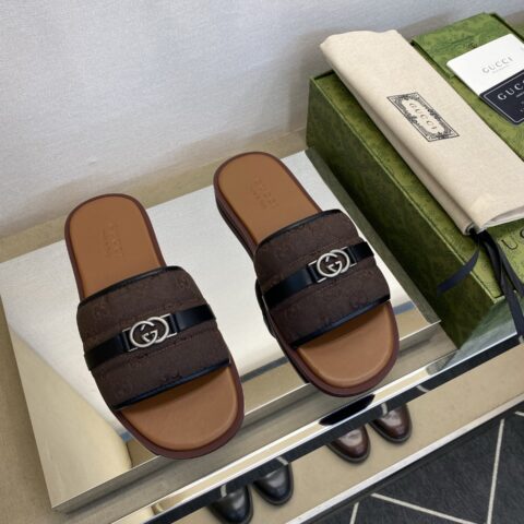 GUCCI 男士拖鞋