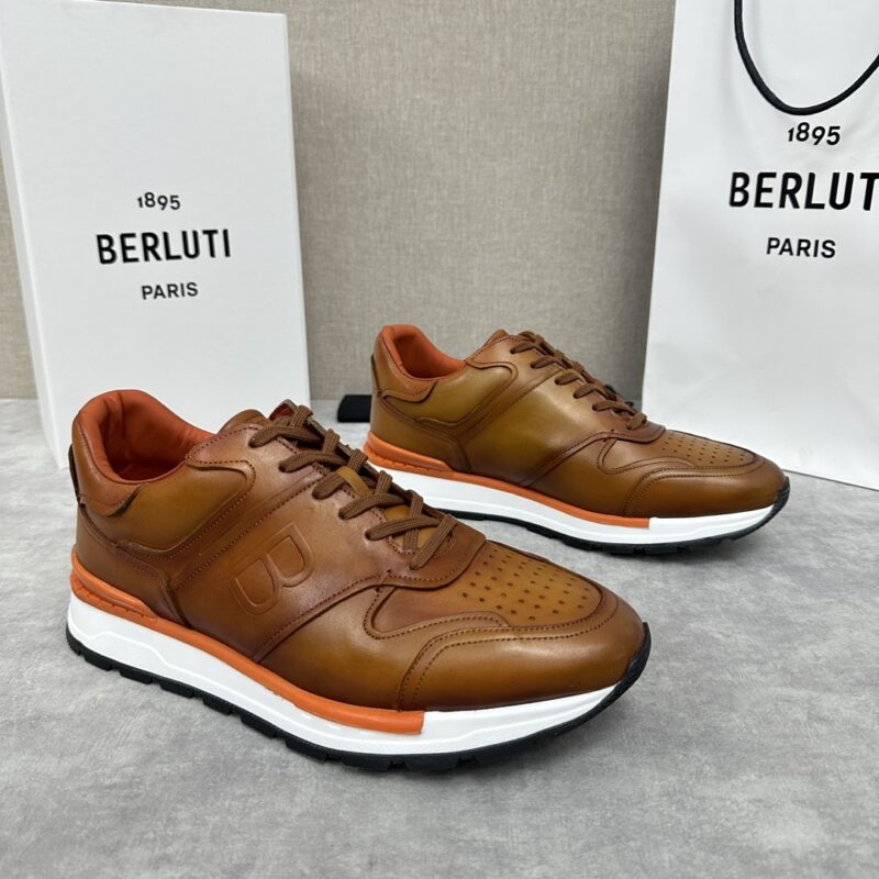 BERLUTI Fast Track皮革运动鞋