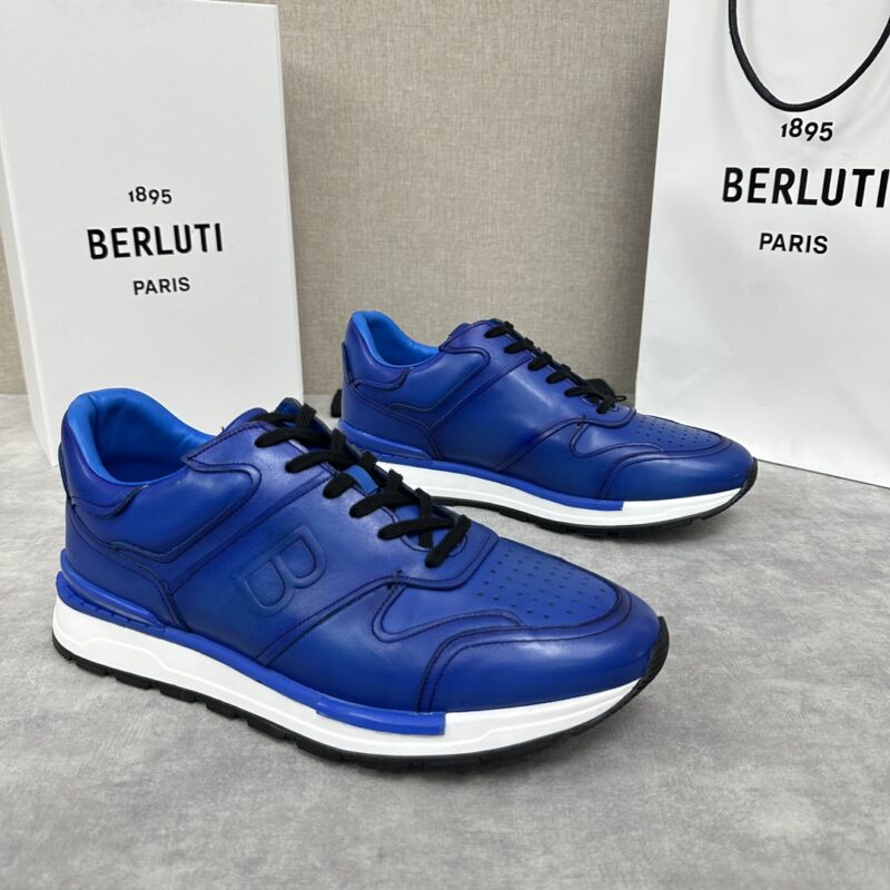 BERLUTI Fast Track皮革运动鞋