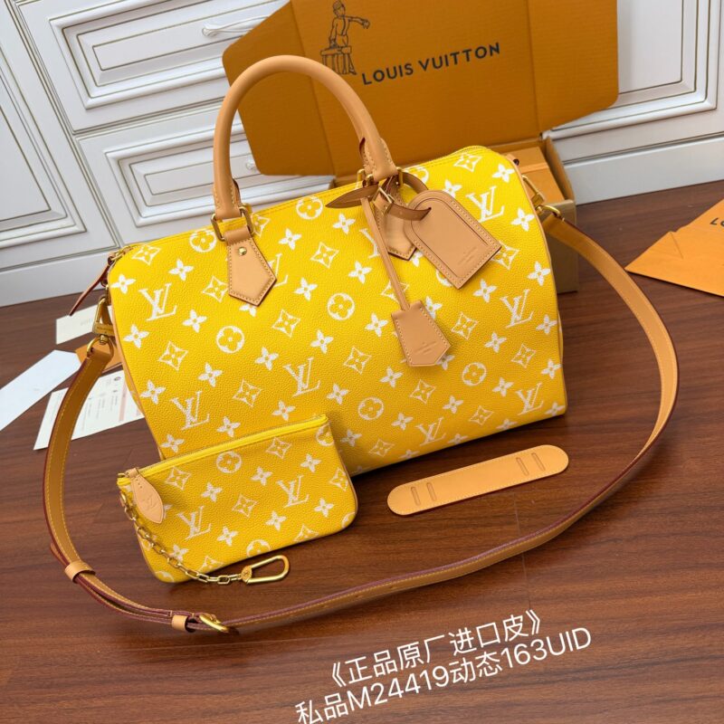 LV 独家(正品原厂进口皮)首发型号:M24419私品40公分(163动态UID )