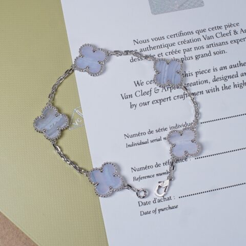 Van Cleef&Arpels 紫玉髓五花手链