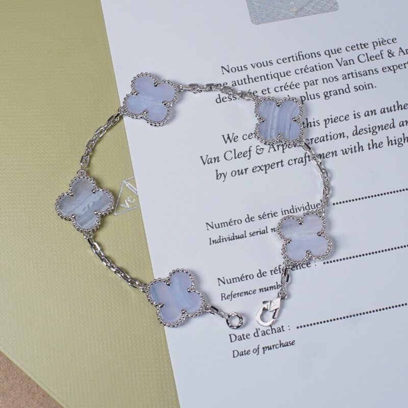 Van Cleef&Arpels 紫玉髓五花手链
