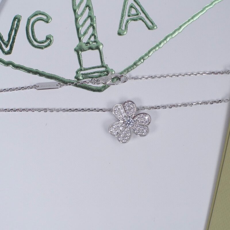 Van Cleef&Arpels VCA满钻三叶草项链