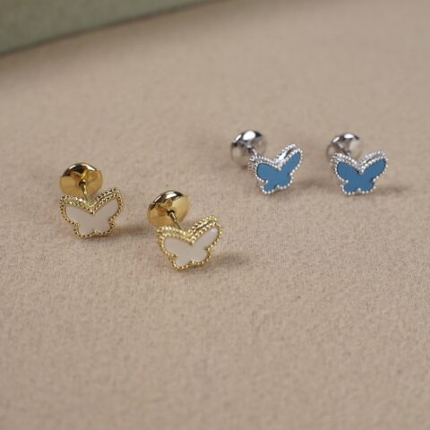 Van Cleef&Arpels 小蝴蝶耳钉