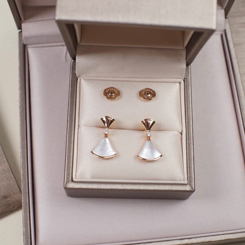 BVLGARI 宝格丽diva扇子耳钉