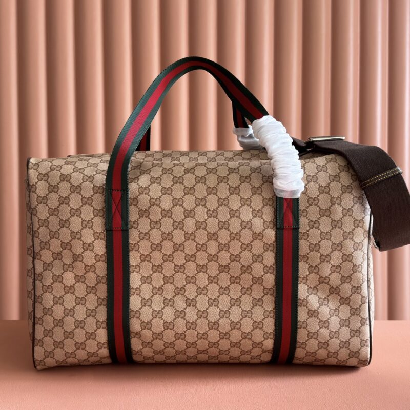 GUCCI GG涂层帆布搭配织带 型号: A00BC5杏布水晶