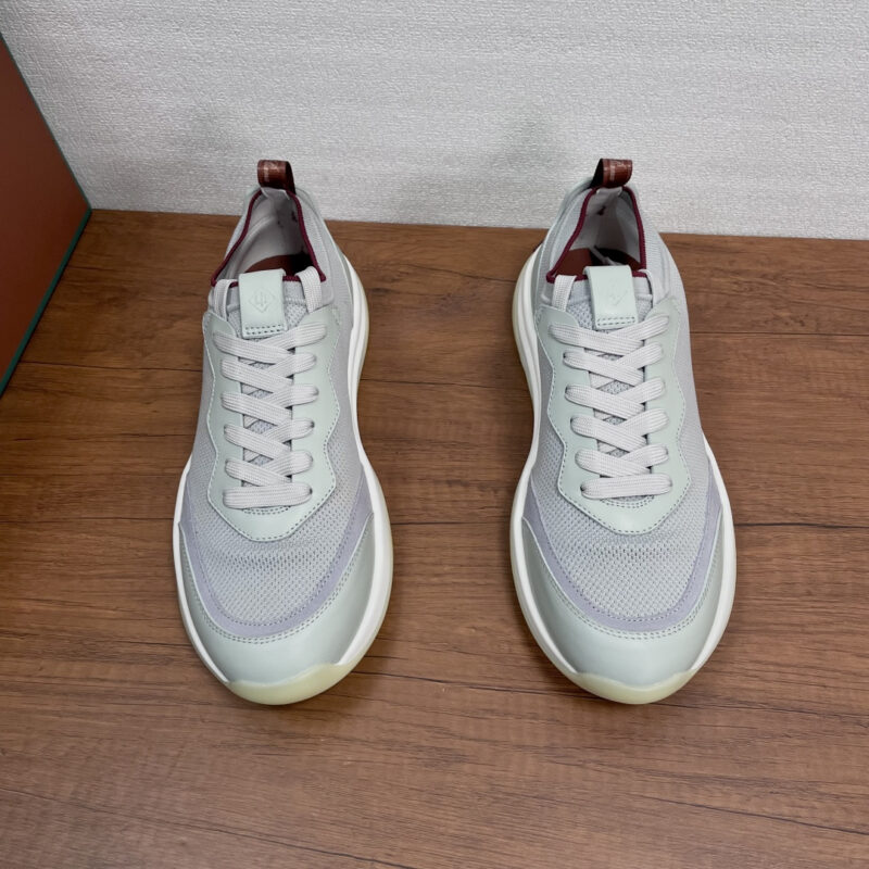 LoroPiana Walk Wish 男士运动鞋 货号:FAQ3862 浅灰
