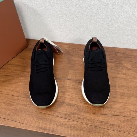 LoroPiana Flexy walk男士运动鞋 货号:LP1540 米白