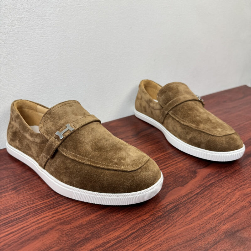 HERMES Like系列男士皮革乐福鞋