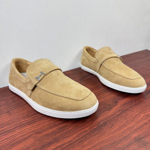 HERMES Like系列男士皮革乐福鞋