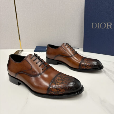 DIOR 最新款男士正装鞋皮鞋