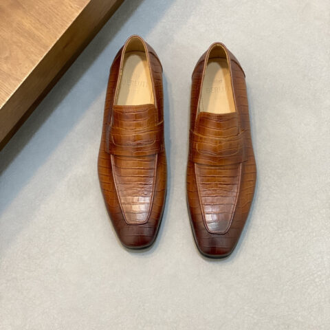BERLUTI 高端真皮大底正装皮鞋
