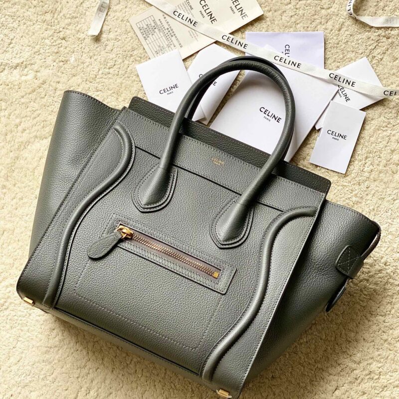CELINE 原版牛皮笑脸包 款号：189793