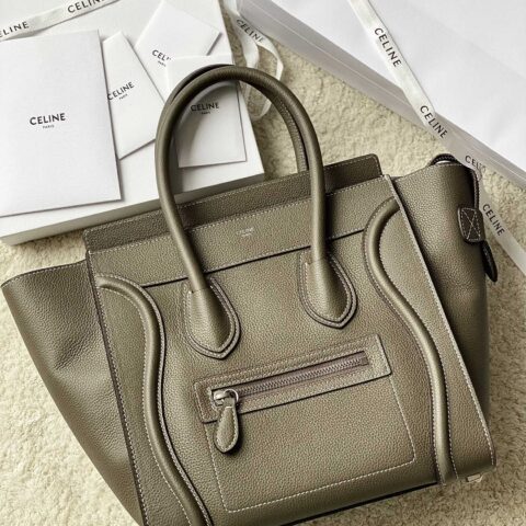 CELINE 原版牛皮笑脸包 款号：189793