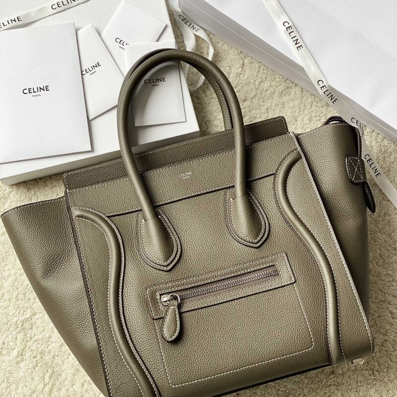 CELINE 原版牛皮笑脸包 款号：189793