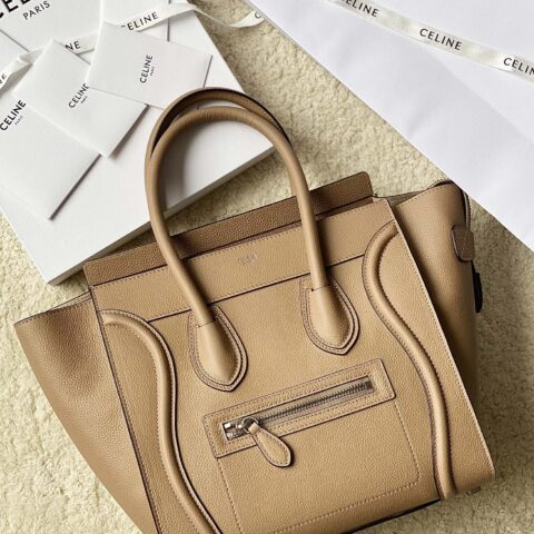 CELINE 原版牛皮笑脸包 款号：189793