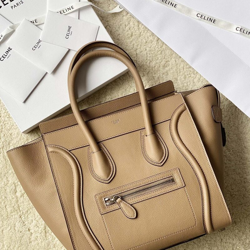 CELINE 原版牛皮笑脸包 款号：189793