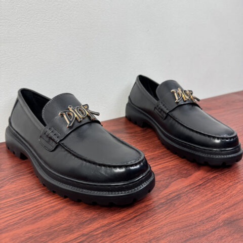 DIOR 男士轻质皮革乐福鞋