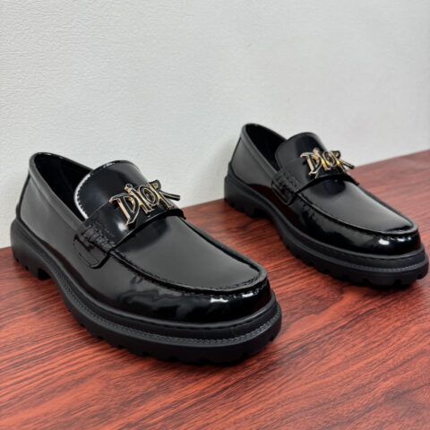DIOR 男士轻质皮革乐福鞋