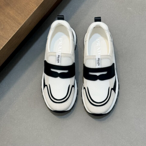 PRADA Montecarlo Re-Edition 皮革运动鞋