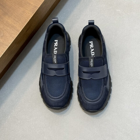 PRADA Montecarlo Re-Edition 皮革运动鞋