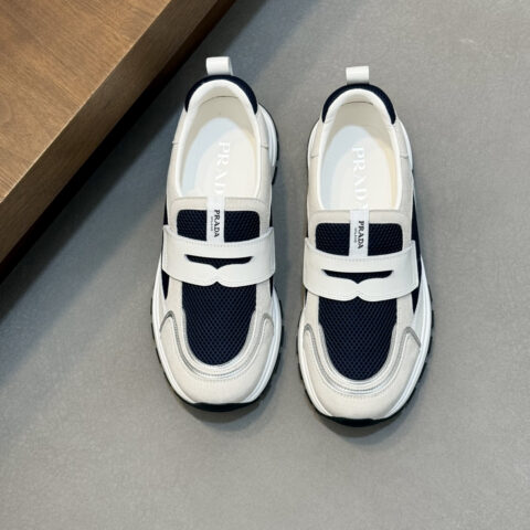 PRADA Montecarlo Re-Edition 皮革运动鞋