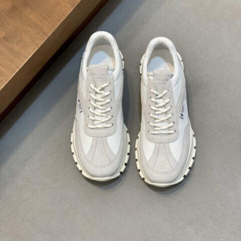 PRADA 新款男士拼接休闲运动鞋
