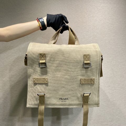 PRADA 🎉新品邮差包🎉2VD085帆布🎉