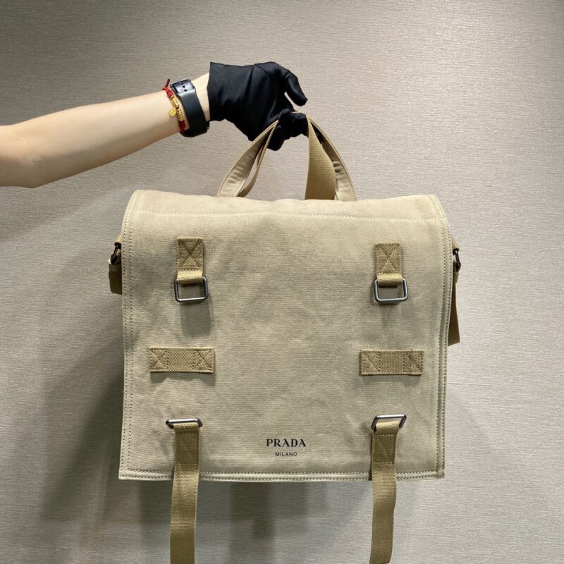 PRADA 🎉新品邮差包🎉2VD085帆布🎉