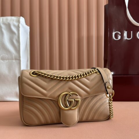 GUCCI  GG Marmont系列 型号:443497玫瑰