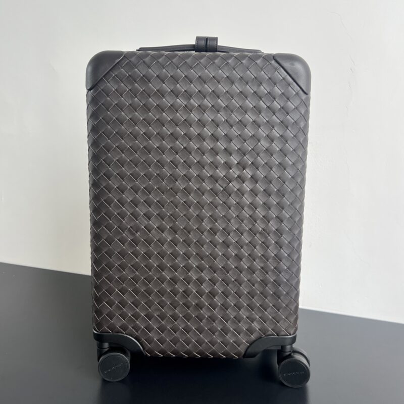 BV 编织登机行李箱 851376 黑棕