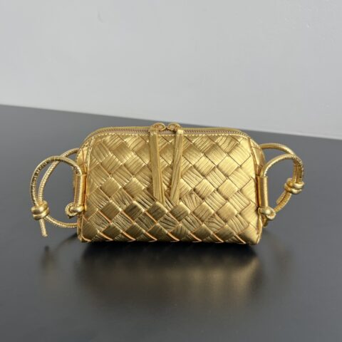 BV 新款 Concert  pouch  794258 水波纹/金色
