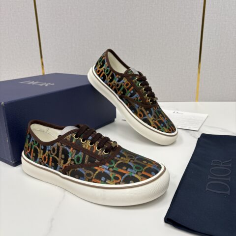 DIOR Oblique老花低帮运动鞋