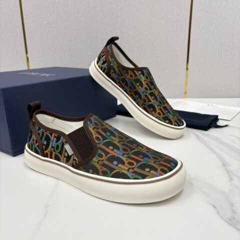 DIOR Oblique老花低帮乐福鞋便鞋