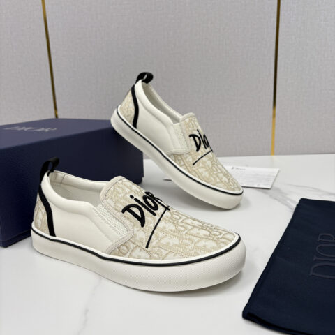 DIOR Oblique老花低帮乐福鞋便鞋