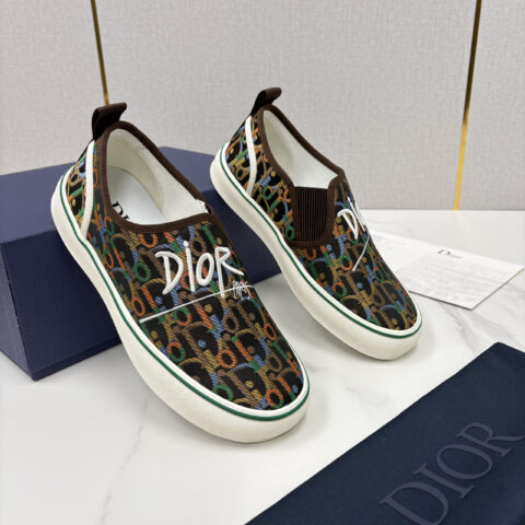 DIOR Oblique老花低帮乐福鞋便鞋